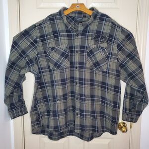 Harley Davidvson Men's Bar & Shield Plaid Flannel Size 4XL